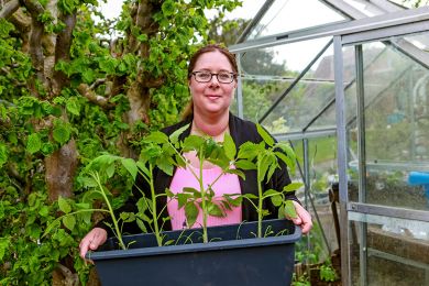 Antje Aiple, Gewinnerin im Ideenwettbewerb "Hannovers cleverste Energiesparer:innen"